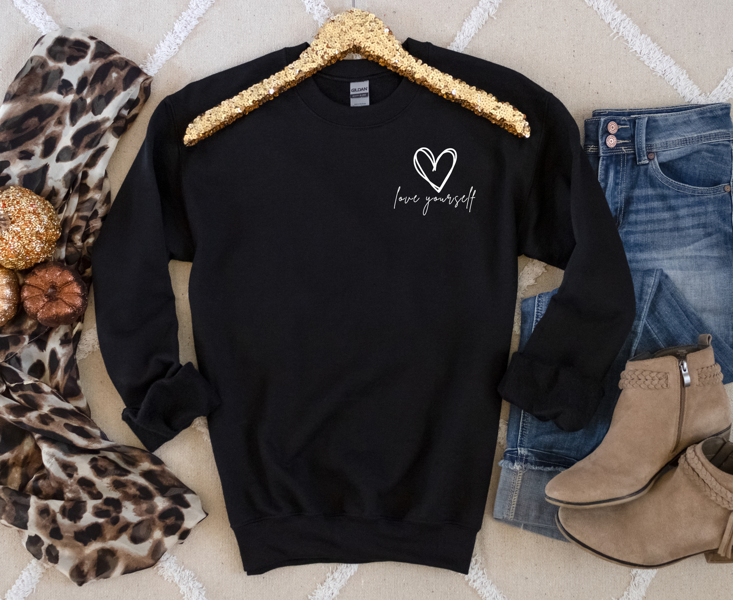 Love Yourself Sweatshirt | Pocket Size